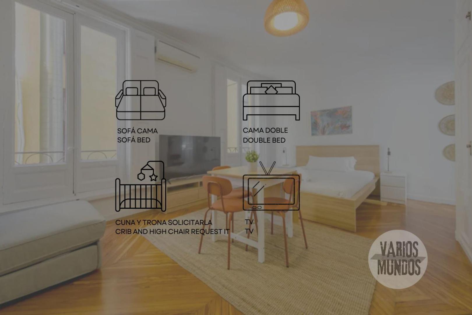 Petite E Chic Loft Para 3 En El Corazon De Madrid Bagian luar foto
